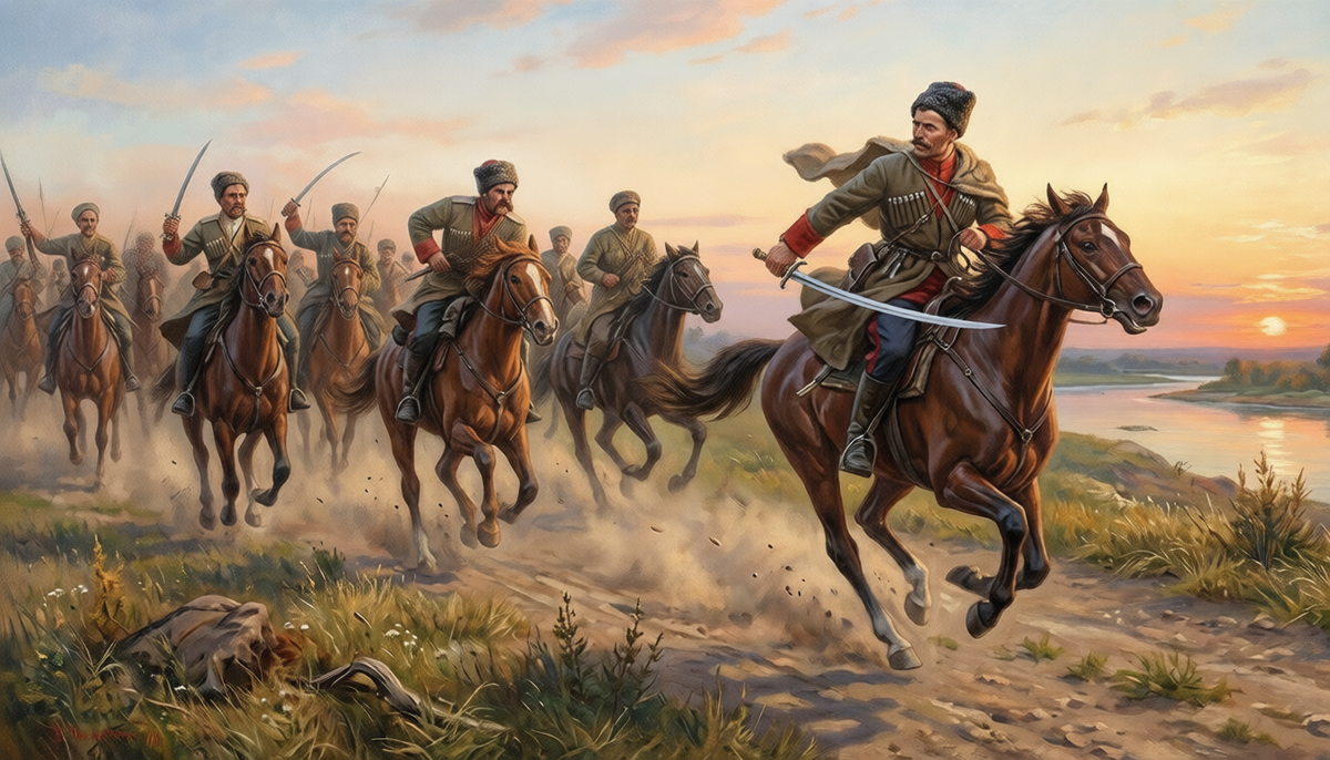 Казаки в атаке