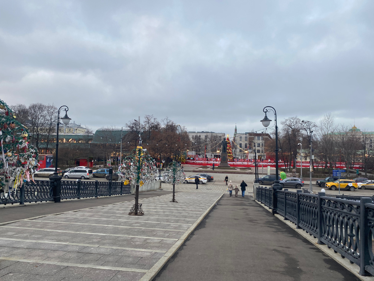 Павильон слева от катка