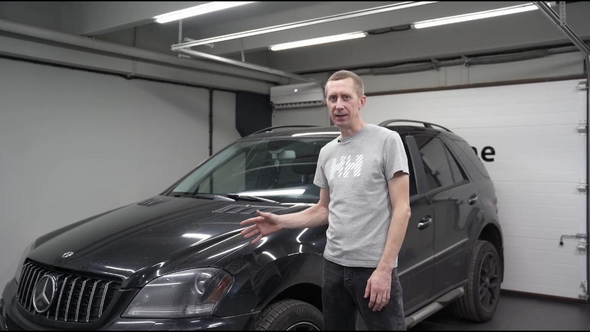 в работе был mercedes 164 ml 