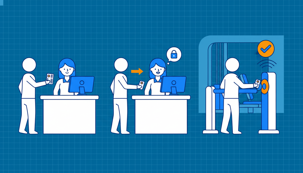 Брелок-пропуск: один раз показал документы — потом просто прикладывай.