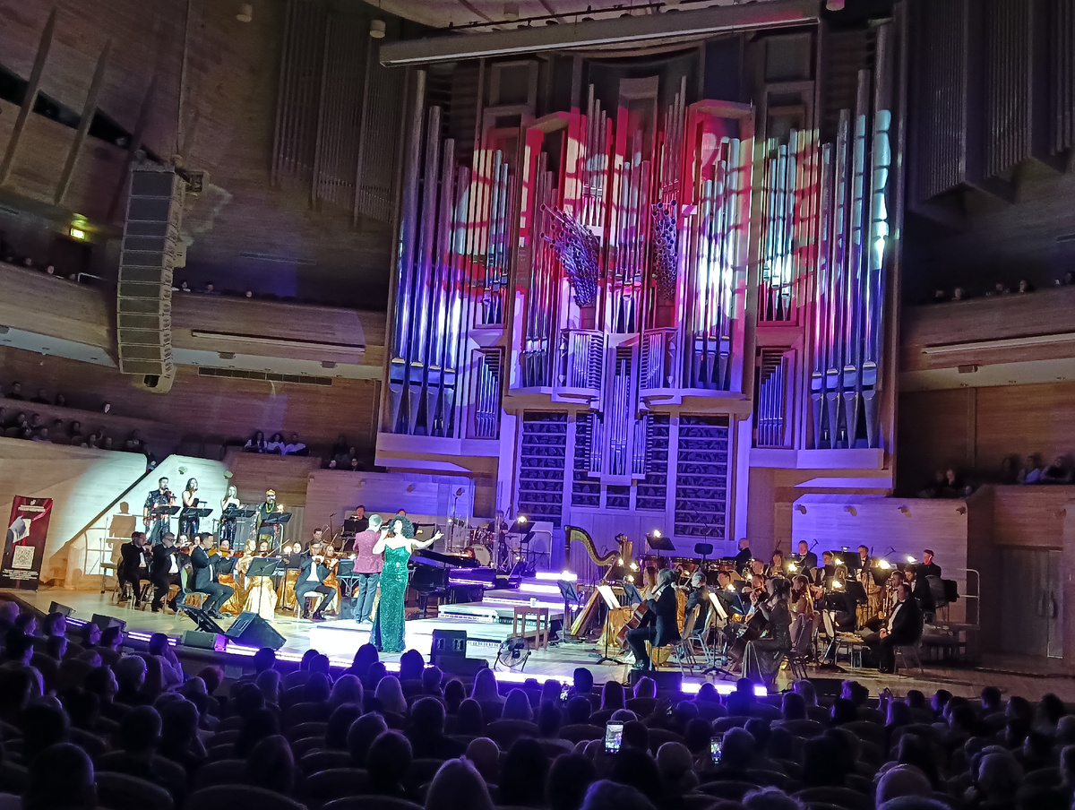 Фото автора во время концерта 