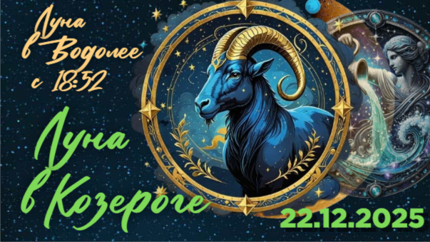 Луна в Козероге до 18:52