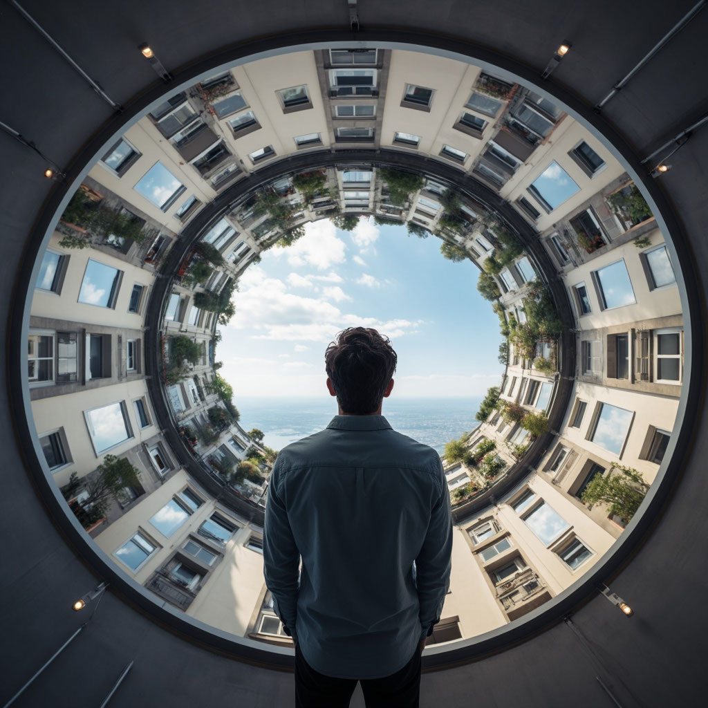 Что если бы у человека было 360 градусов обзора? 