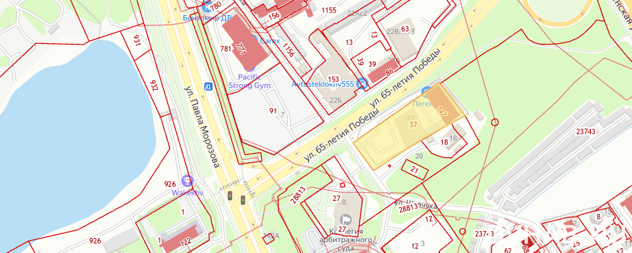    Место строительства