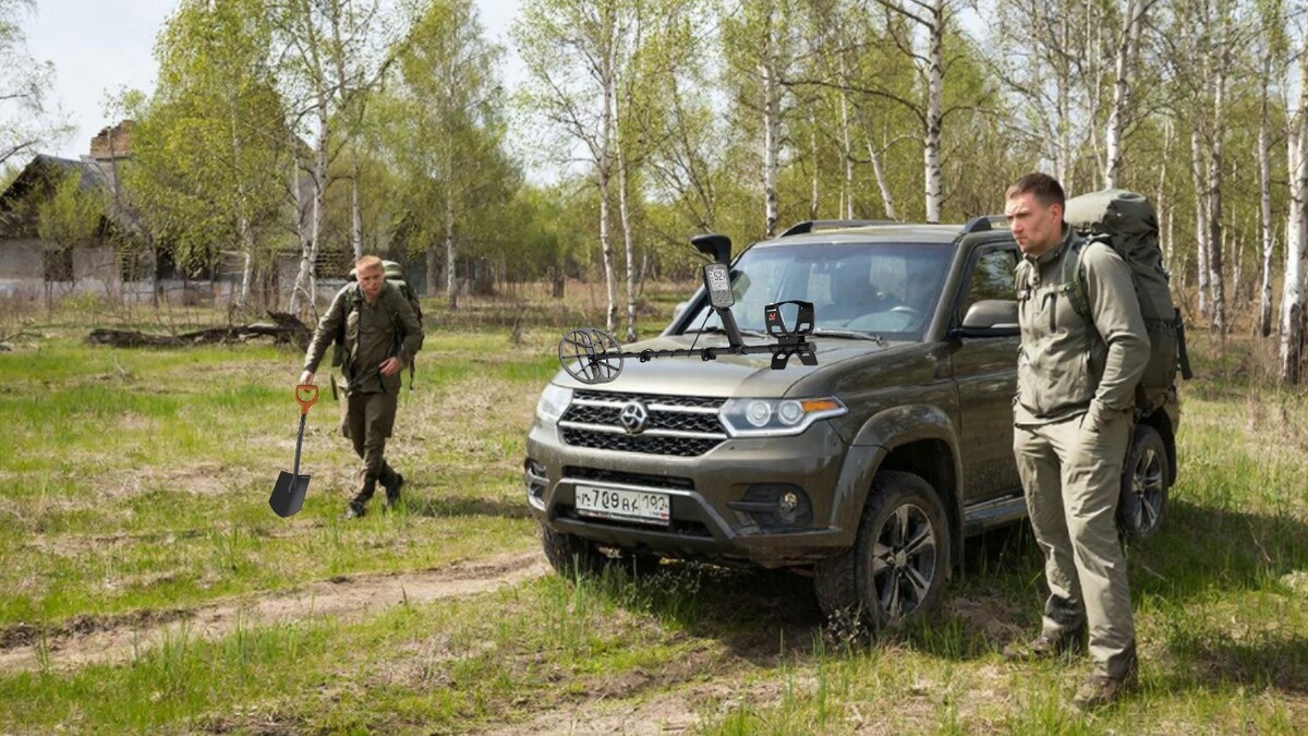 Два кладоискателя.