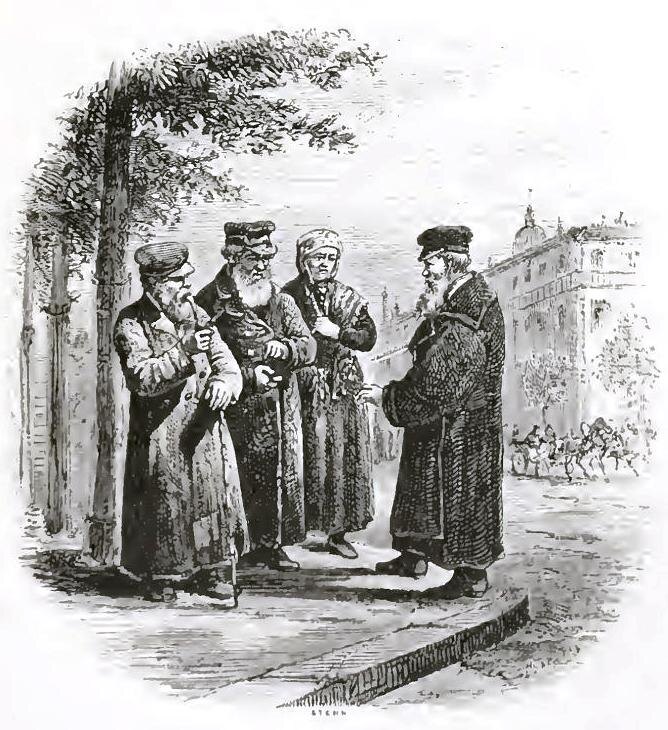 Евреи Одессы, 1876 год.