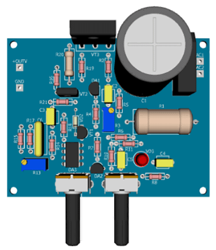 Лабораторник 0...30 В с плавной регулировкой ограничения тока
