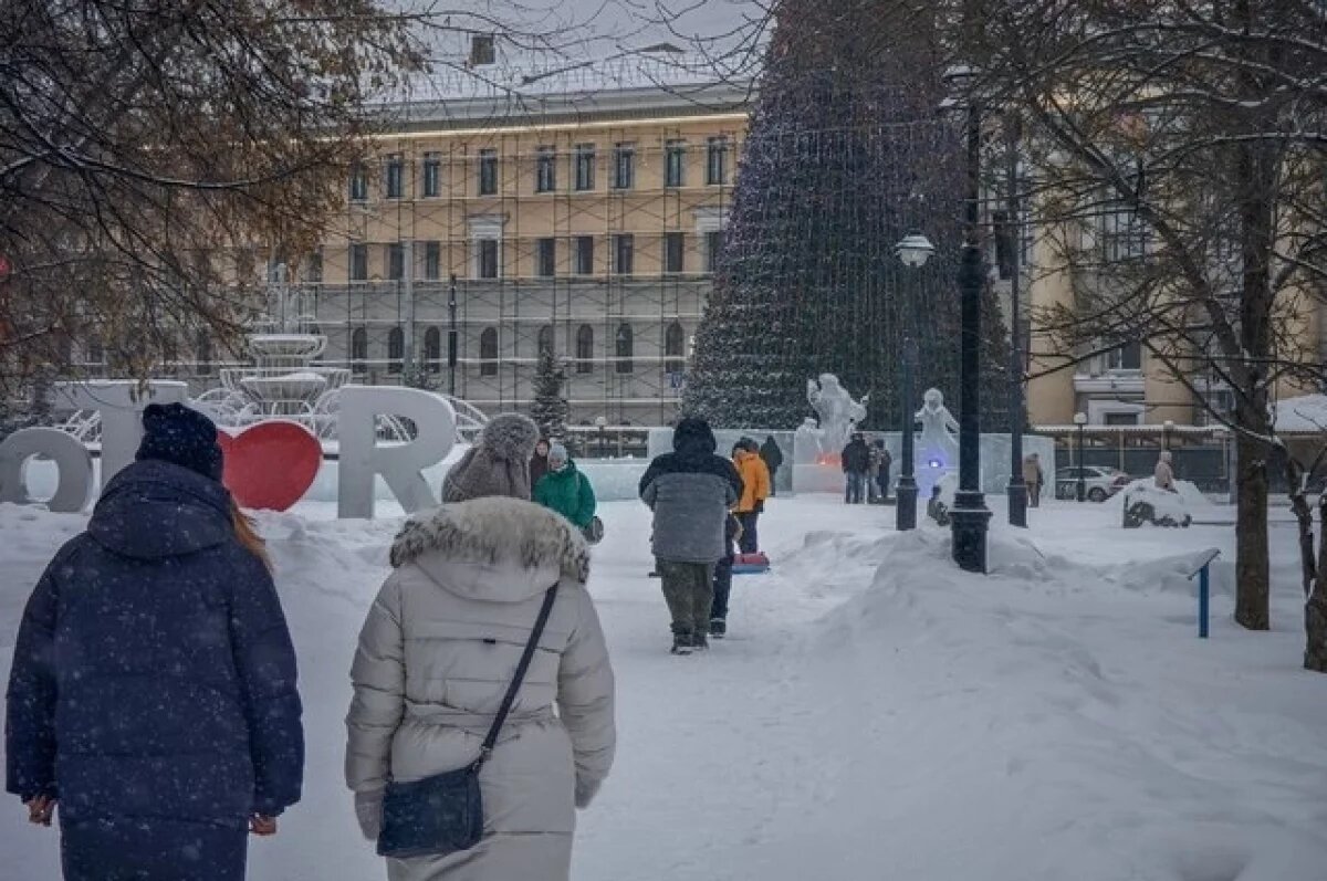    В Томской области сохраняются морозы до минус 33 градусов