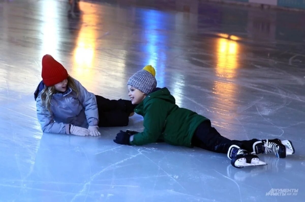    В Перми на стадионе «Трудовые резервы» открылся ледовый каток