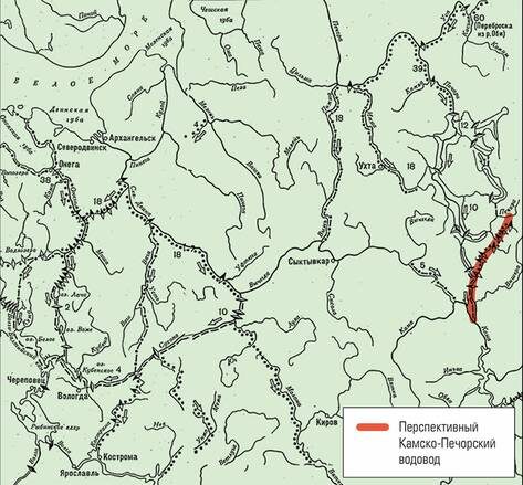    : Варианты переброски части стока северных рек в бассейн р. Волги