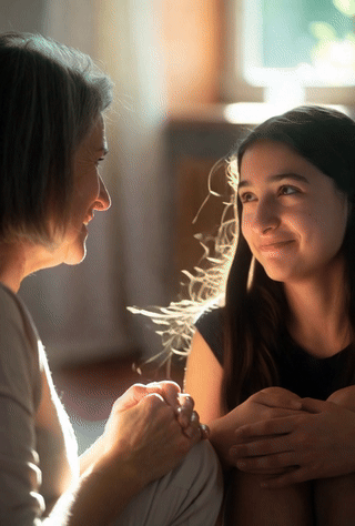 Дочь сама начала делиться сокровенным