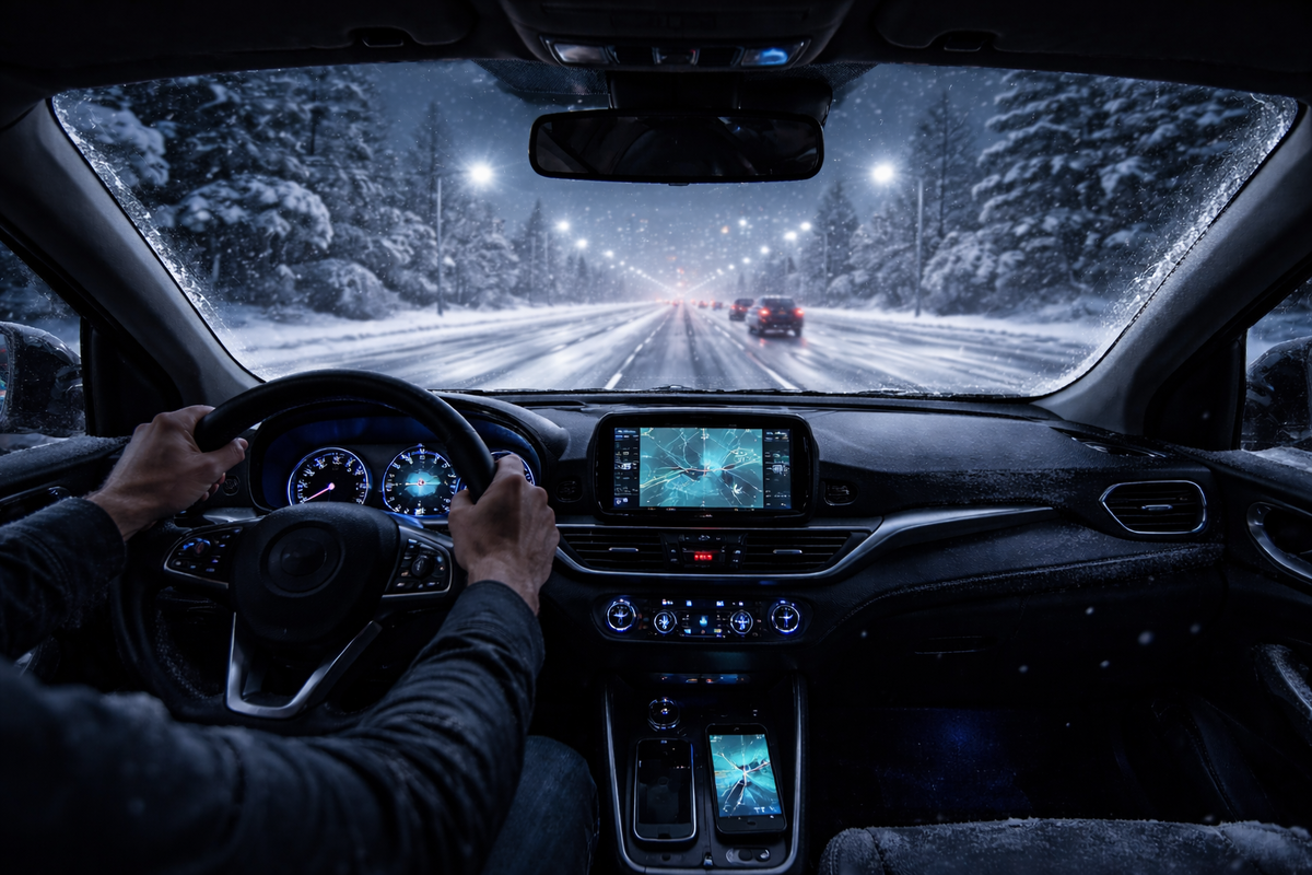 Как двигаться на авто зимой