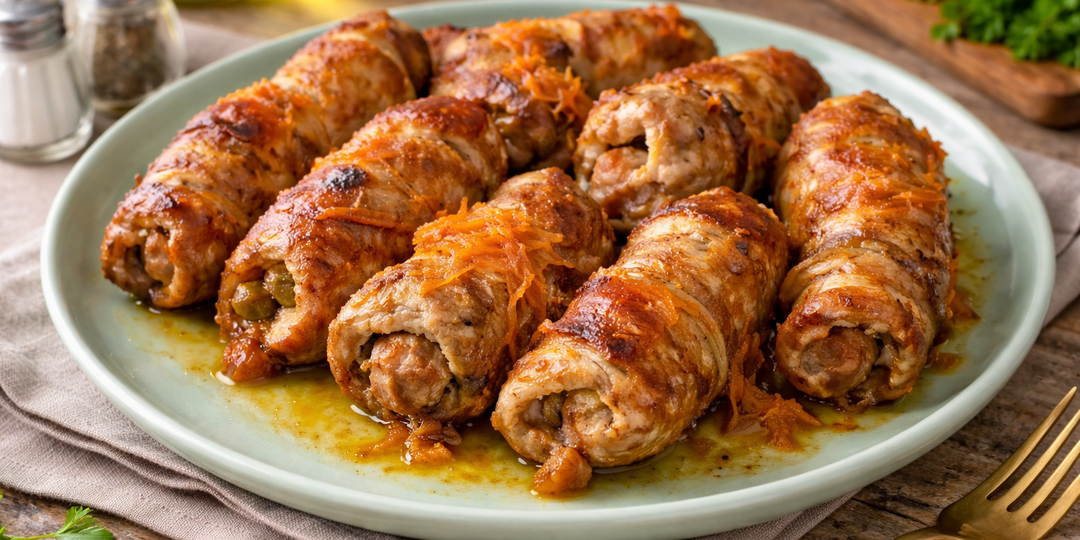 Крученики из свинины