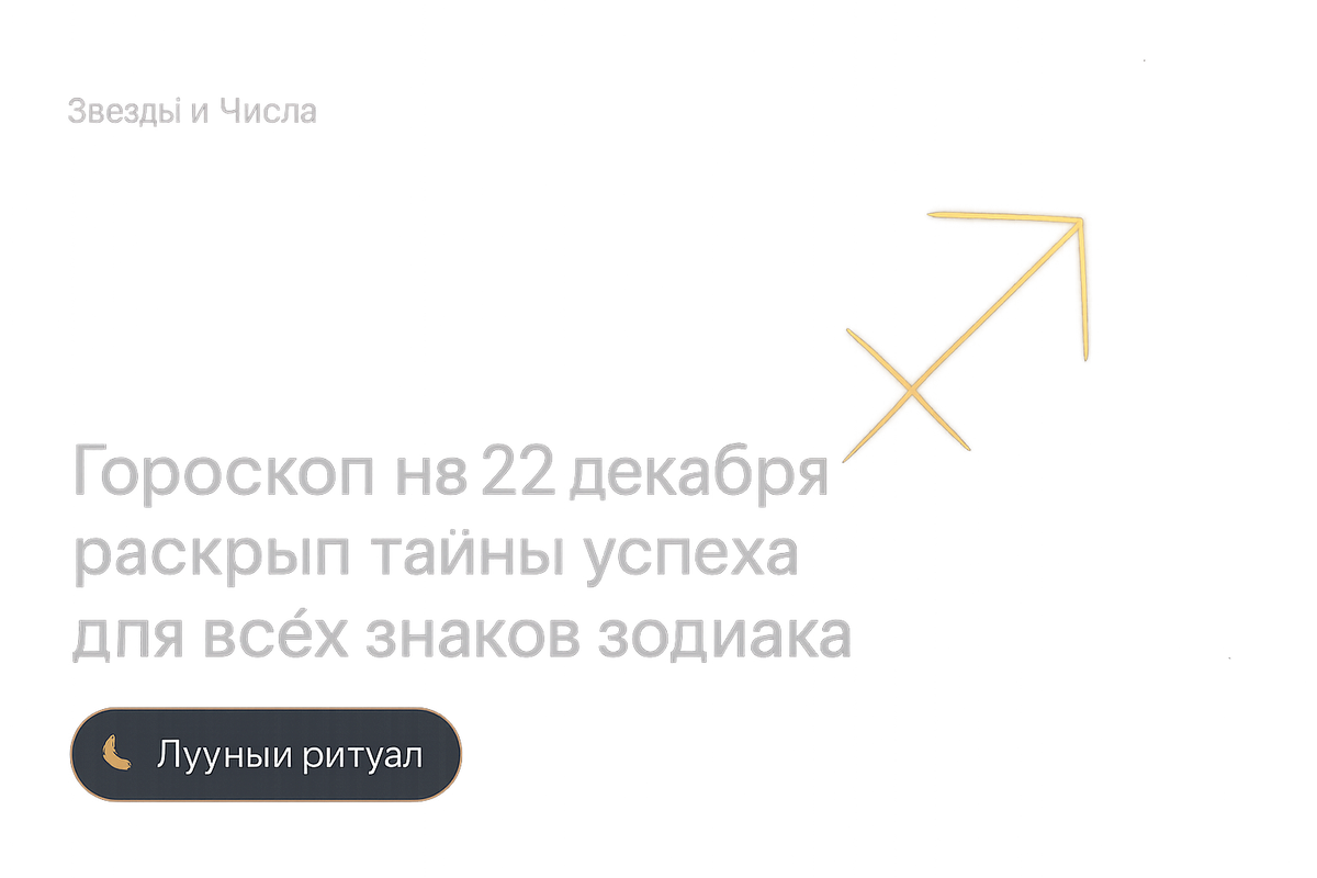    Гороскоп на 22 декабря раскрыл тайны успеха для всех знаков зодиака Мария
