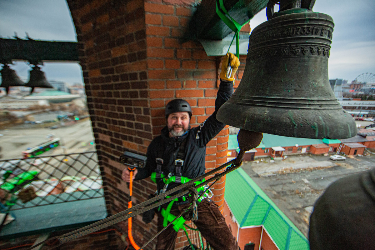 Лев работает со сканером