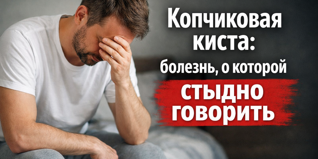 Копчиковая киста: болезнь, о которой стыдно говорить.