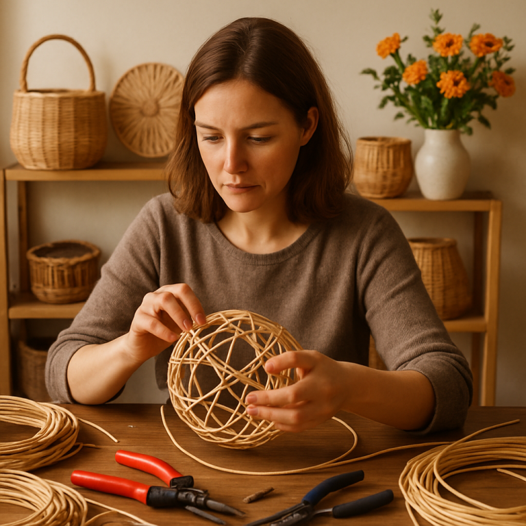    Как справиться с зазором в плетении из ротанга: секреты и советы для начинающих рукодельниц Loza