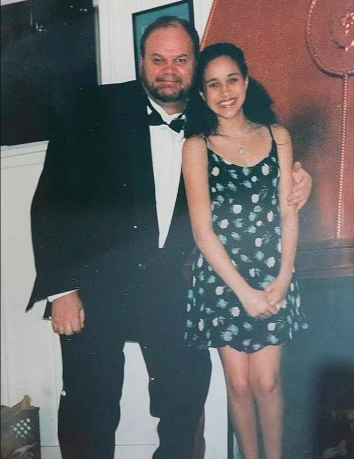 Меган Маркл с отцом