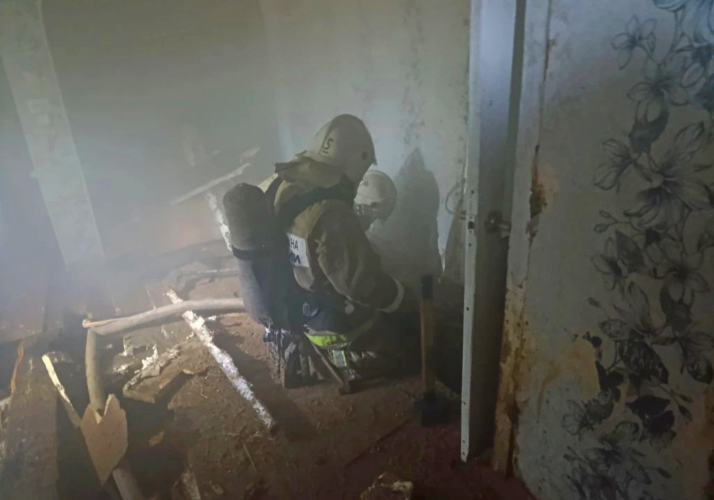 В Астрахани огнеборцы ПЧ№5 ГКУ "Волгоспас" выезжали на тушение пожара