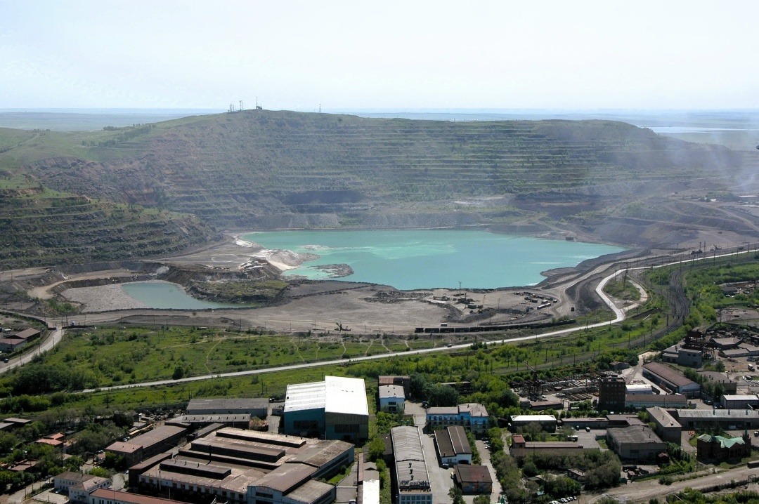 Западный карьер горы Магнитной до рекультивации