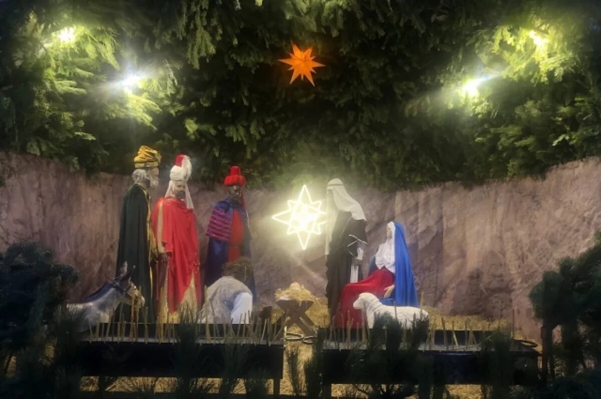    Во всех муниципалитетах Ямала одновременно открылись рождественские вертепы