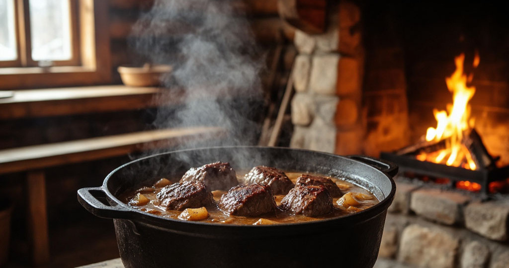 Когда мясо доходило само: жаркое, которое не требовало спешки