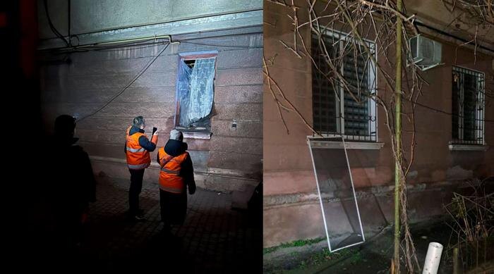 В Одессе повреждён объект критической инфраструктуры. Фото © Telegram/ УНИАН