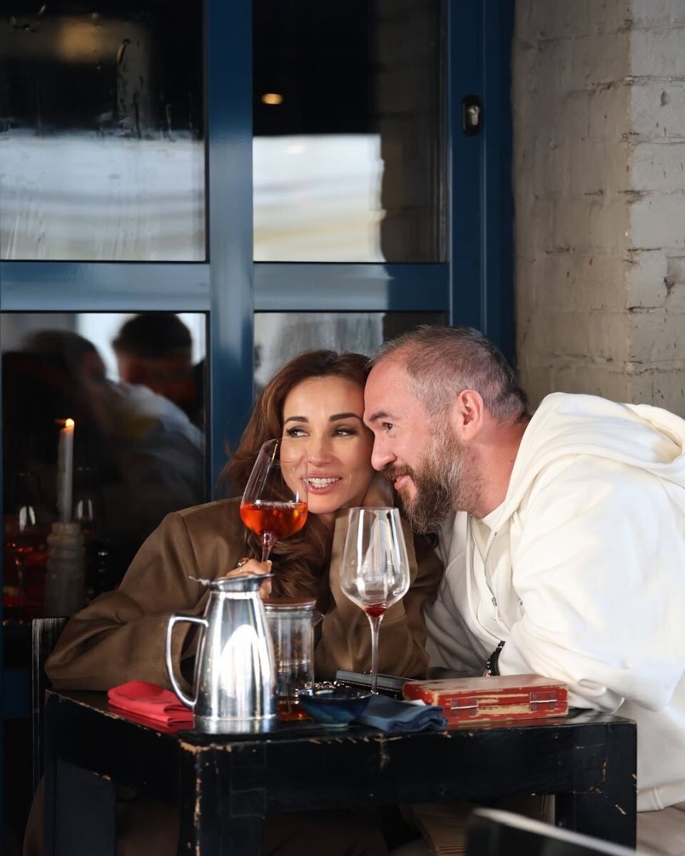    Анфиса Чехова и Александр Златопольский. Источник: @achekhova*