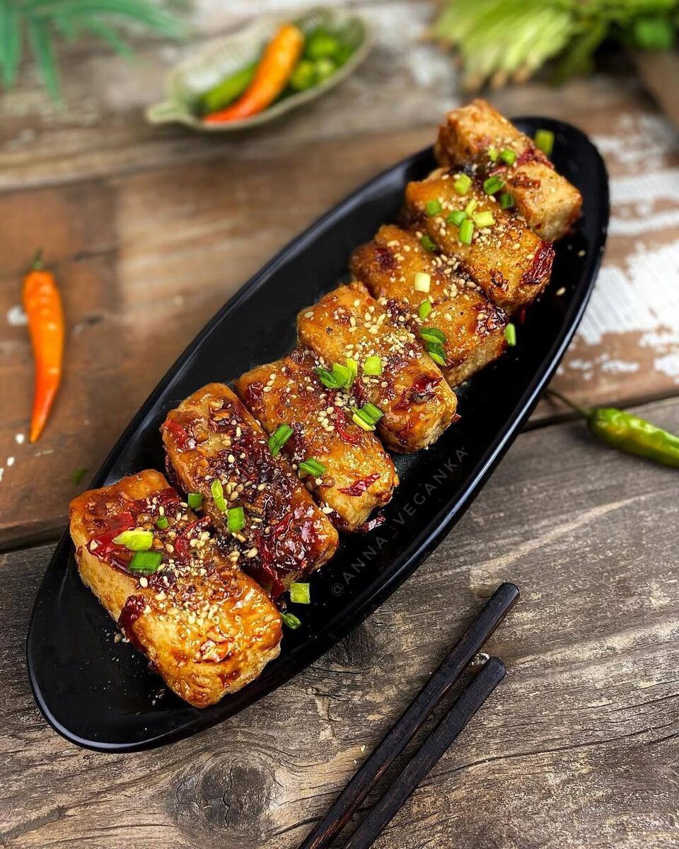 Пряный хрустящий тофу