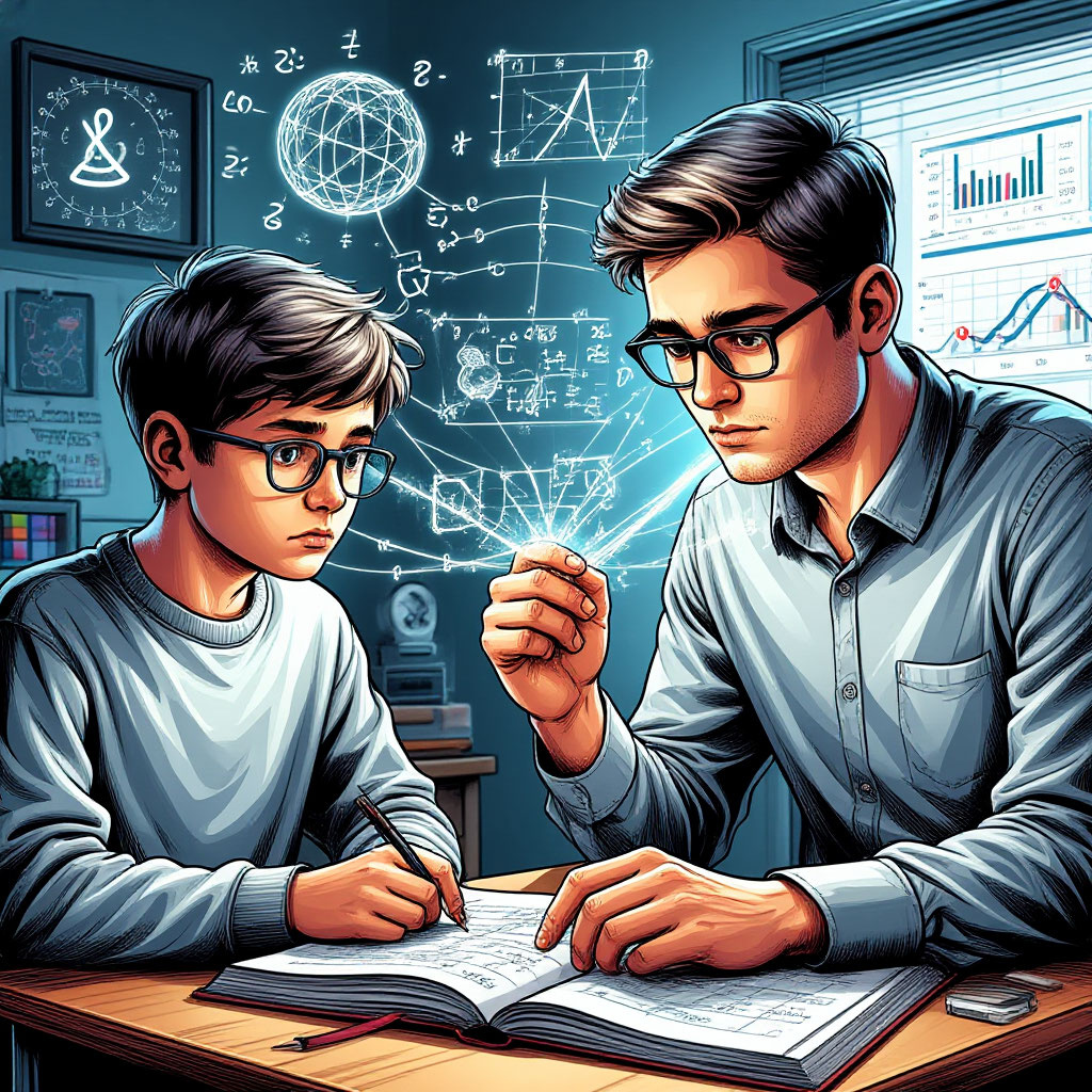 «Зачем мне эта алгебра?» — самый частый и сложный вопрос. Ответ репетитора: «Математика — это язык, на котором говорит мир денег, технологий и успеха. Давайте выучим несколько ключевых фраз».