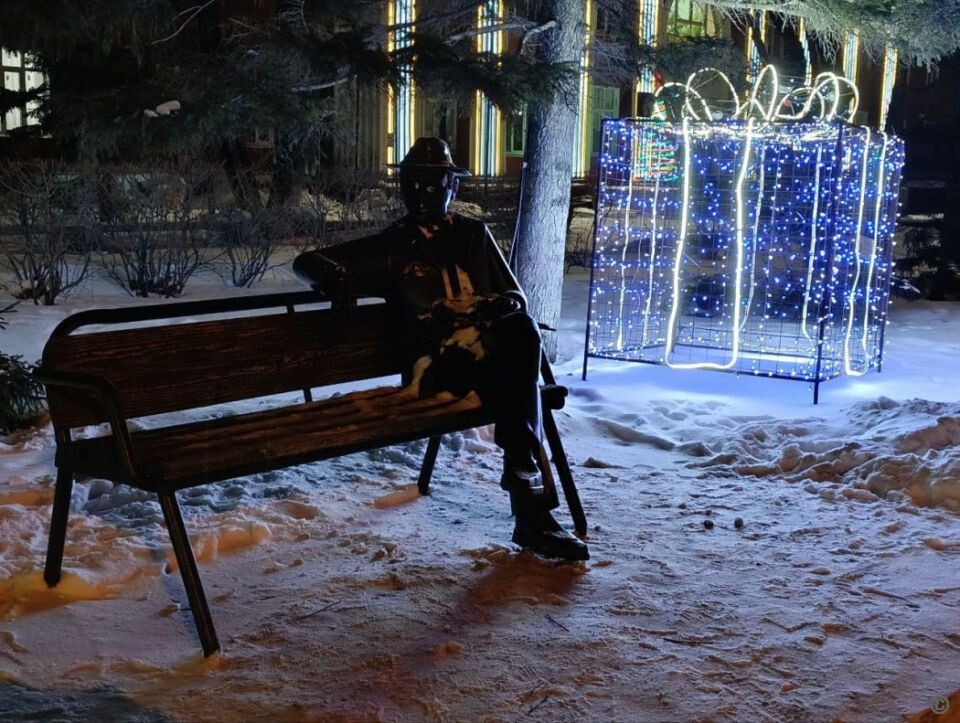    Железнодорожный район в декабре 2025 года. Источник: Barnaul.org