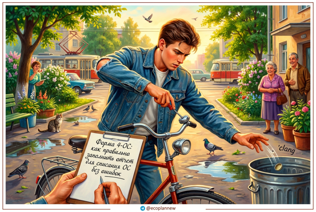    Правила заполнения отчета формы 4-ОС для безошибочного списания ОС Ecoplan