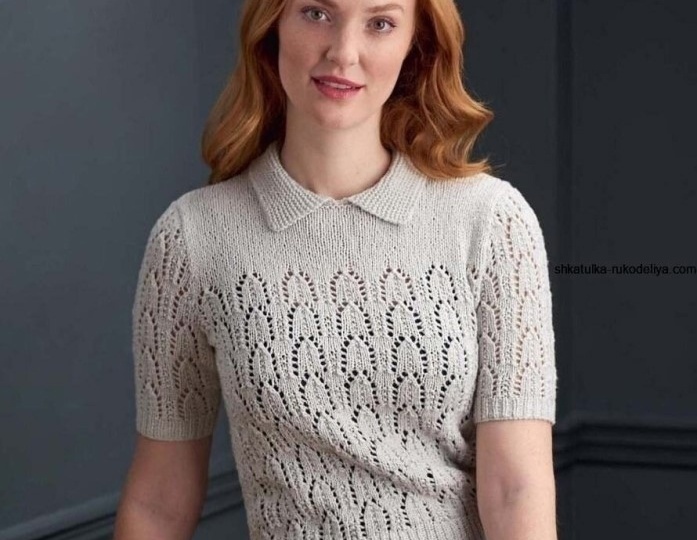 Подборка симпатичных джемперов спицами.