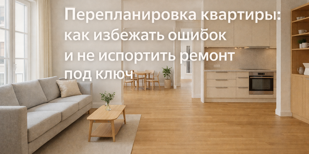 Перепланировка квартиры: как избежать ошибок и не испортить ремонт под ключ