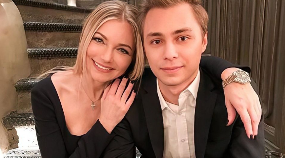 Инна Маликова с сыном Димой