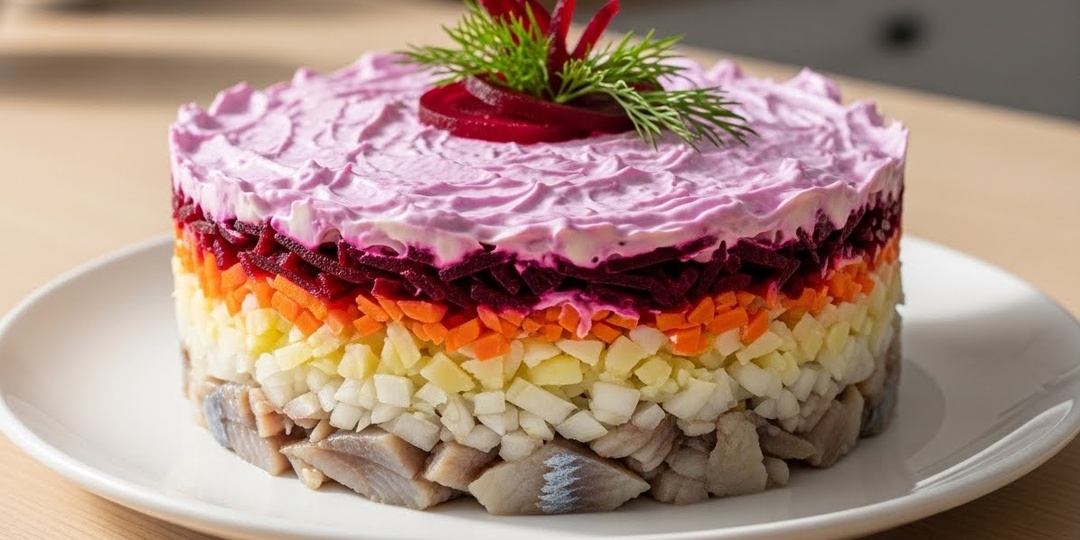 Рецепт салата шуба классический с селедкой - пошаговое приготовление