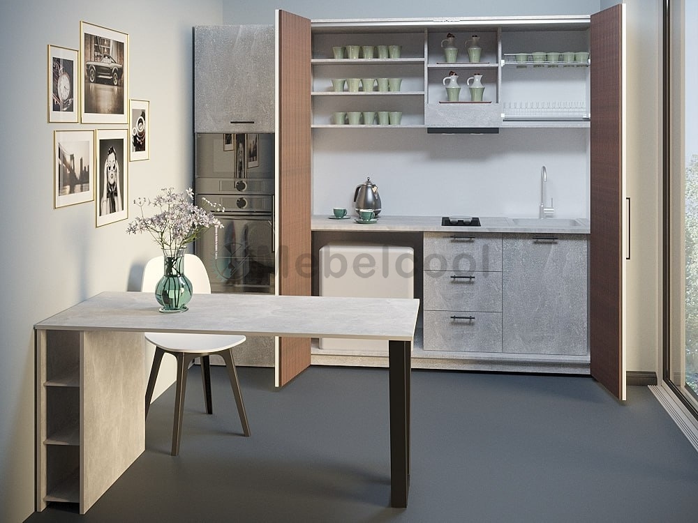 Кухня-шкаф Агата МДФ R53