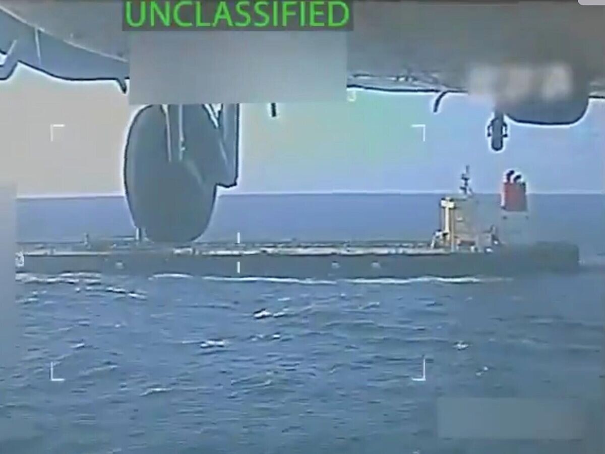    Захват танкера у берегов Венесуэлы. Кадр видео | © Attorney General Pamela Bondi