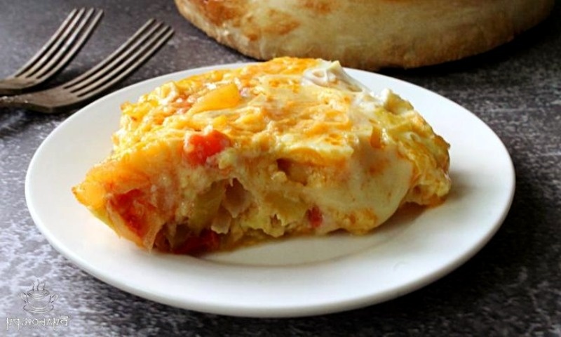 Сочный омлет по-гречески