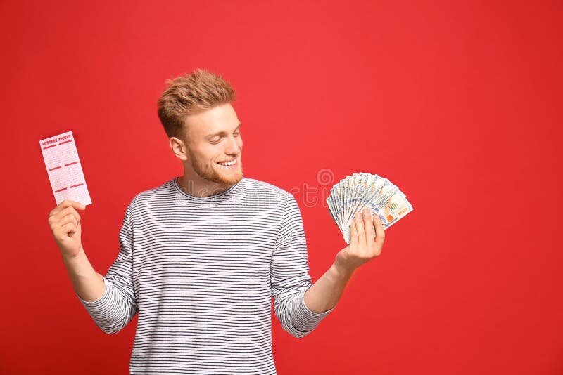 источник - https://thumbs.dreamstime.com/b/portrait-happy-young-man-money-fan-lottery-ticket-background-portrait-happy-young-man-money-fan-lottery-160050537.jpg