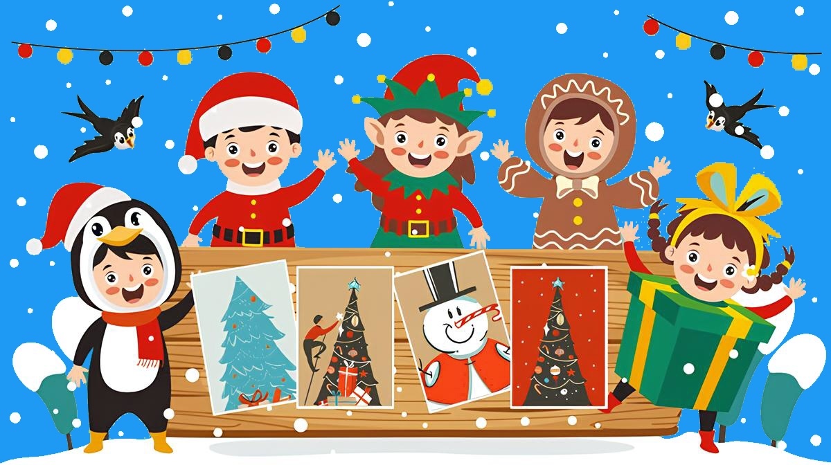 Детские спортивные подвижные новогодние игры