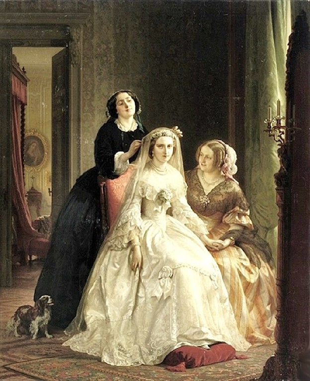 «Невеста». 1858 г. Д. Дикманс. (Использовано в иллюстративных целях).