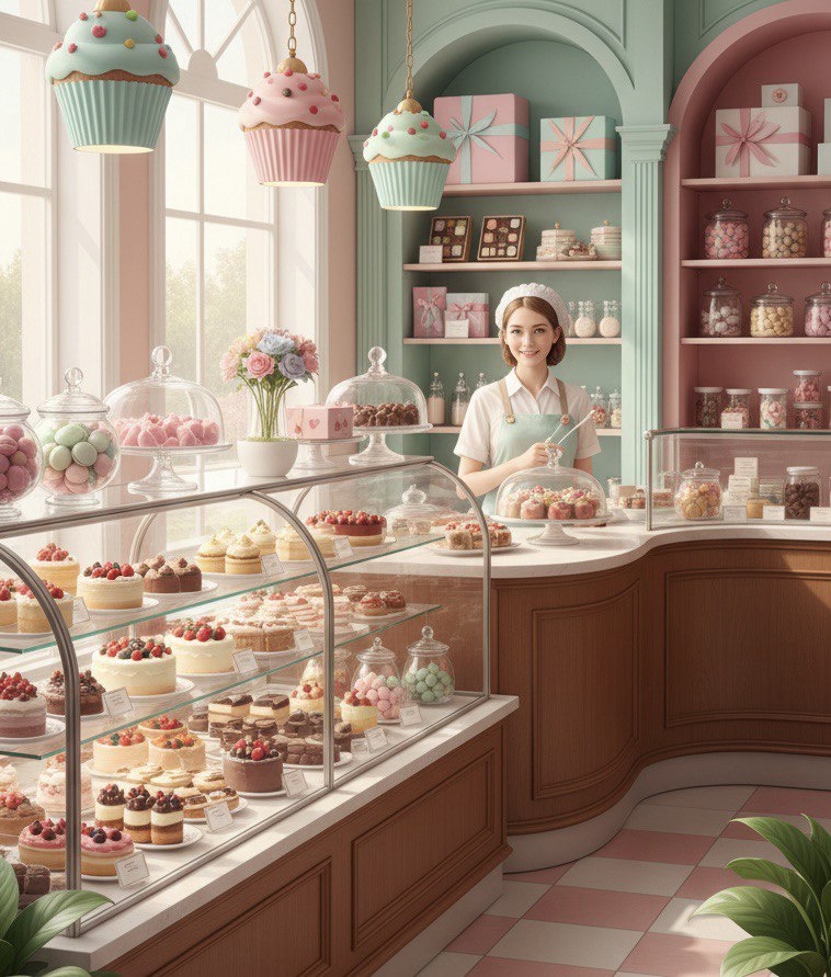 Идеальный магазинчик со сладостями.