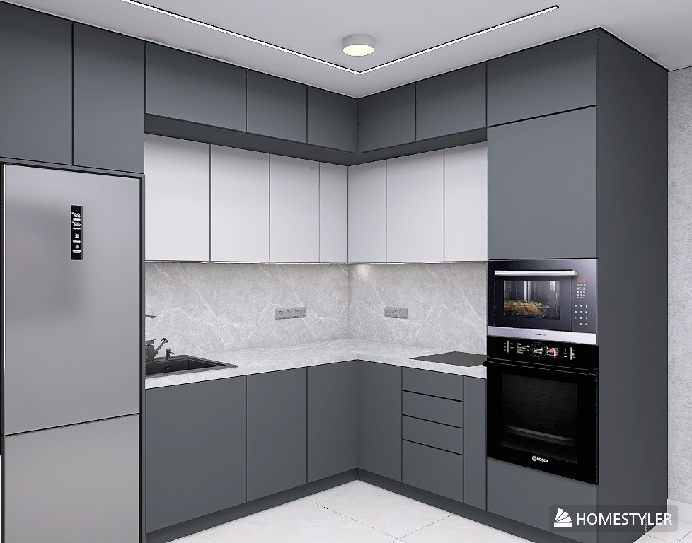 Кухонный гарнитур_визуализация автора