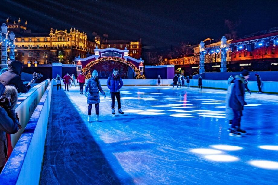 Каток на площади Революции. Фото: mosptogulka.ru 