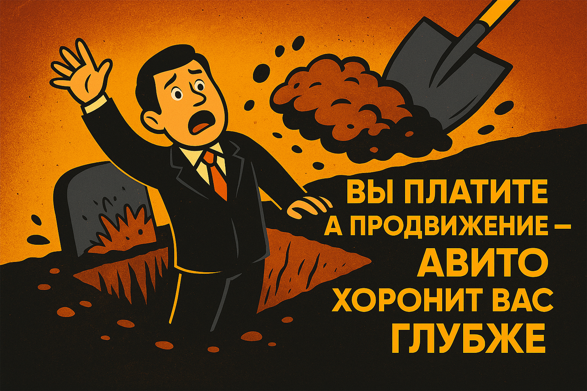 Вы платите, а продвижение Авито хоронит вас глубже