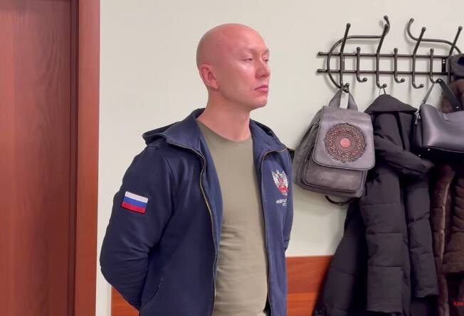    Александр Велькер. Кадр из видеоролика в ТГ-канале прокуратуры Красноярского края