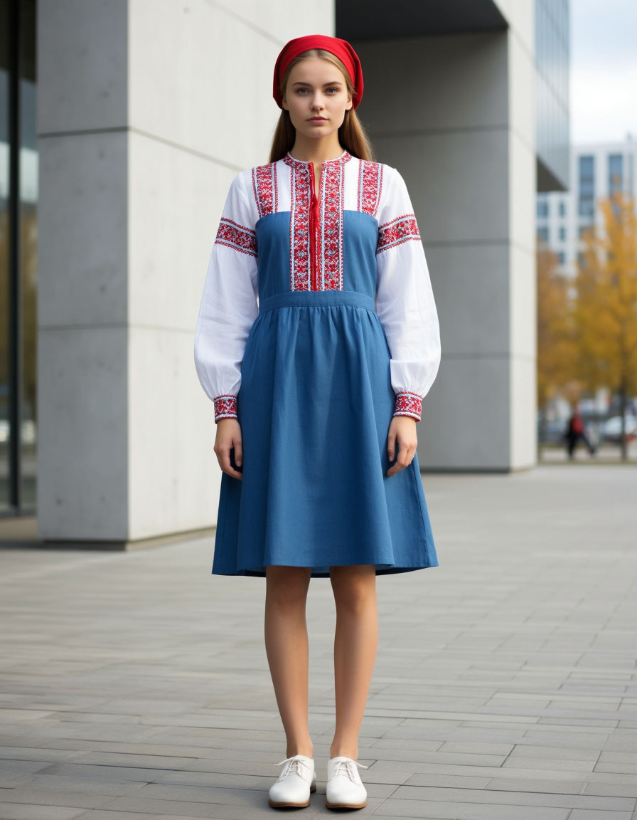 Минималистичный силуэт + этнические детали: формула актуального образа