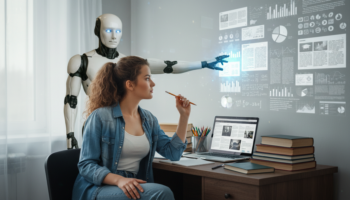 Искусственный интеллект помогает переработать материал в удобный для восприятия вид