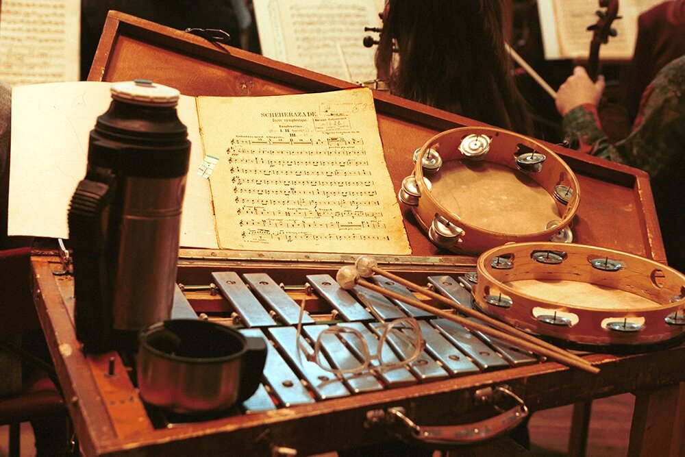    Металлофон — ударный музыкальный инструмент, одна из разновидностей ксилофона. Он представляет собой ряд металлических пластин, каждая из которых настроена на определённый тон. Фото: www.globallookpress.com